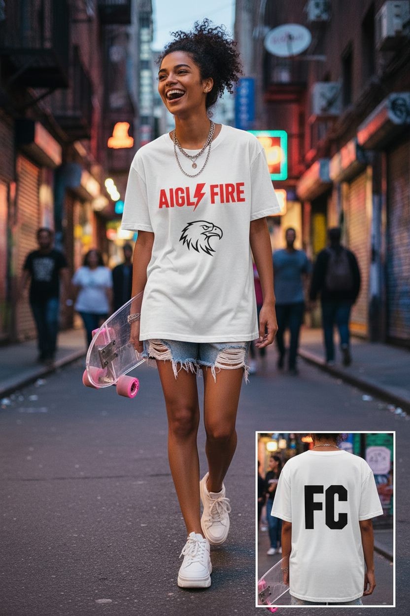 Aigle Fire - Graffiti Rouge