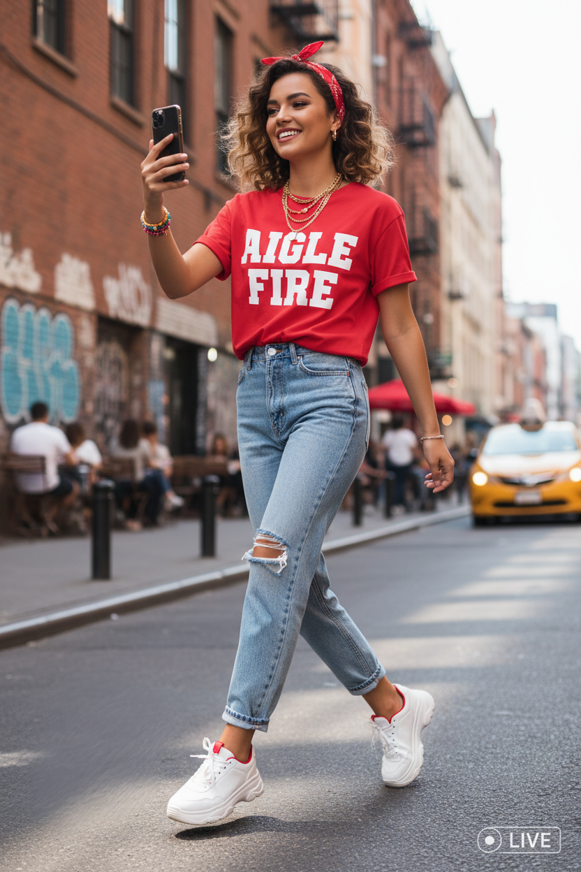 Aigle Fire - Rouge